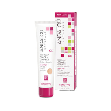 Andalou - 1000 Roses CC Cream Sheer Tan SPF30